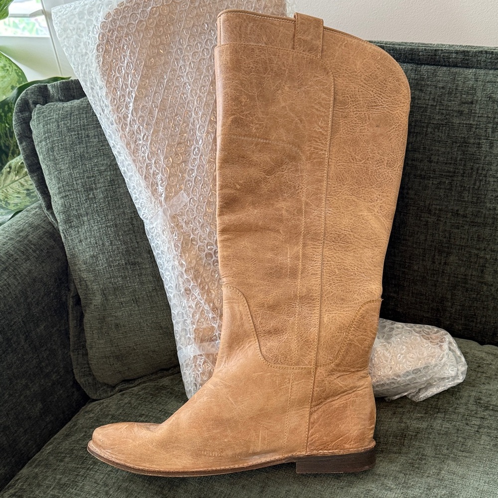 Frye Light Brown Leather Boots